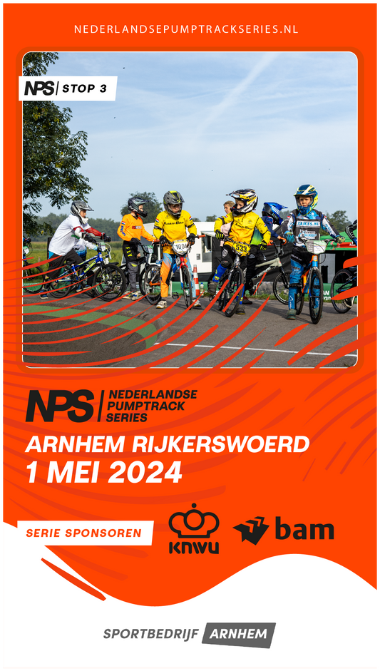 Nederlandse Pumptrack Series - Arnhem Rijkerswoerd - 1 mei